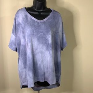 Cherish, Large, Purple/Blue Tie-Dye Shirt